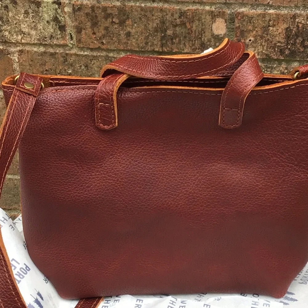 Portland Leather Goods MINI CROSSBODY TOTE - Picture 5 of 6